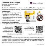 M1N1 Adapter Ecomotive inkl. Lesikar M172 Sensor 